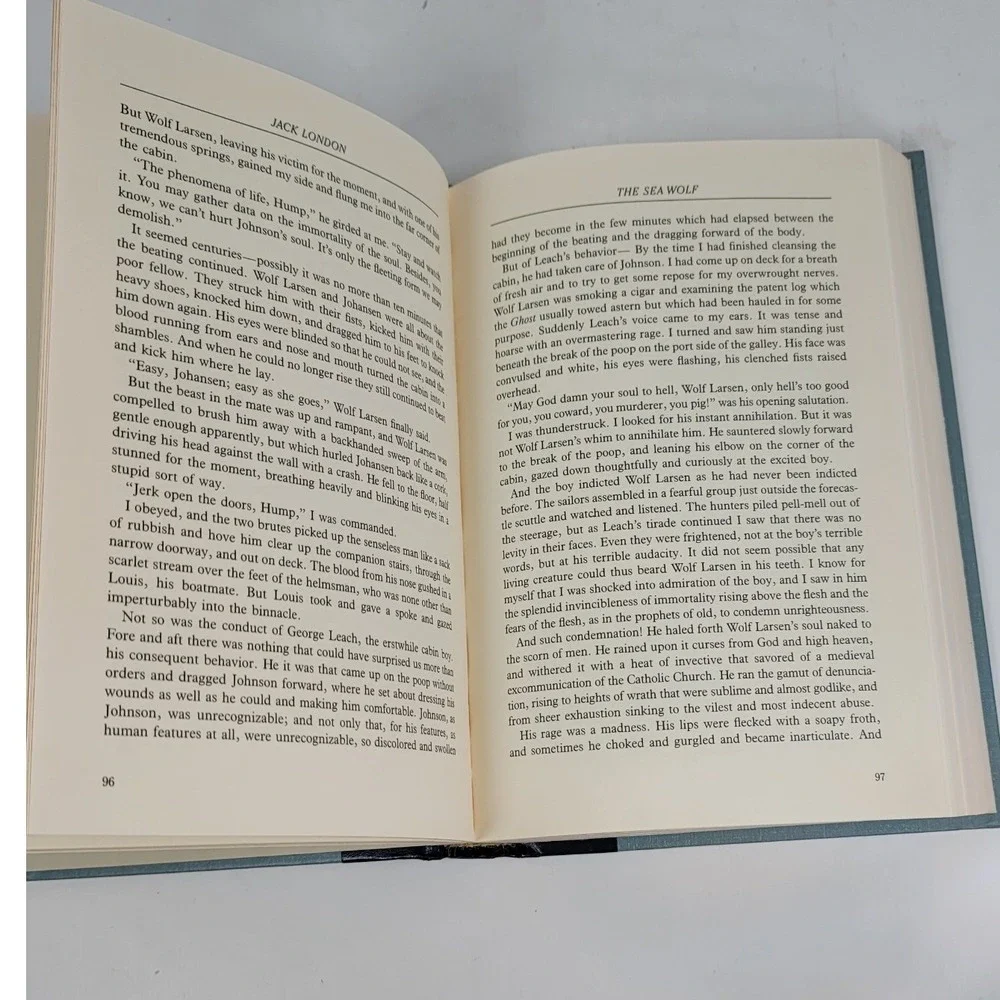 The Sea Wolf Jack London Readers Digest Hardcover Classic Adventure Novel Book